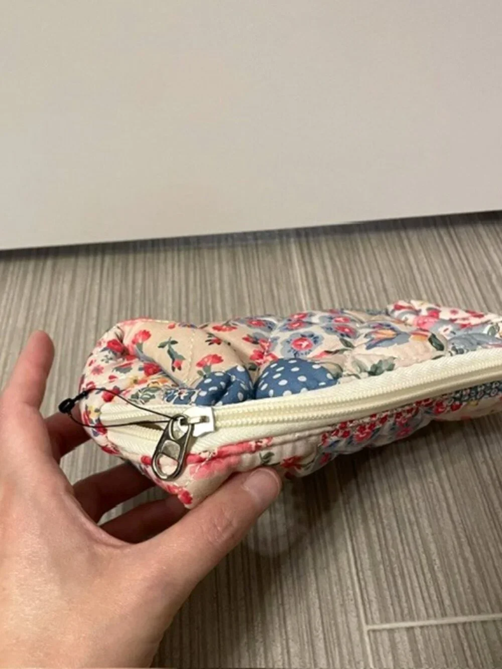 NWOT Floral Patchwork Makeup Cosmetic Bag Pouch Travel